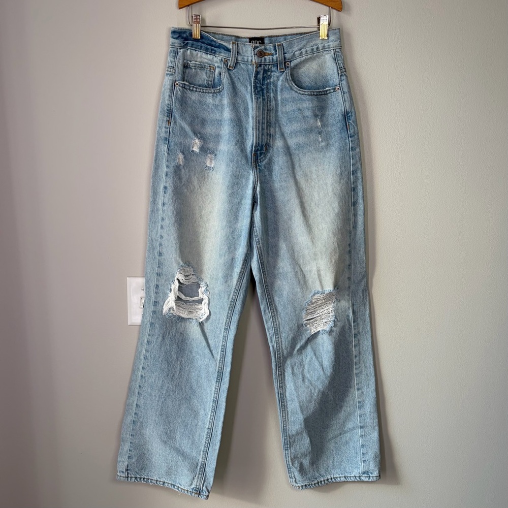 BDG High Rise Distressed Loose Baggy Jeans